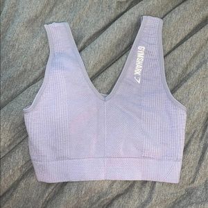 Lavender power down vest